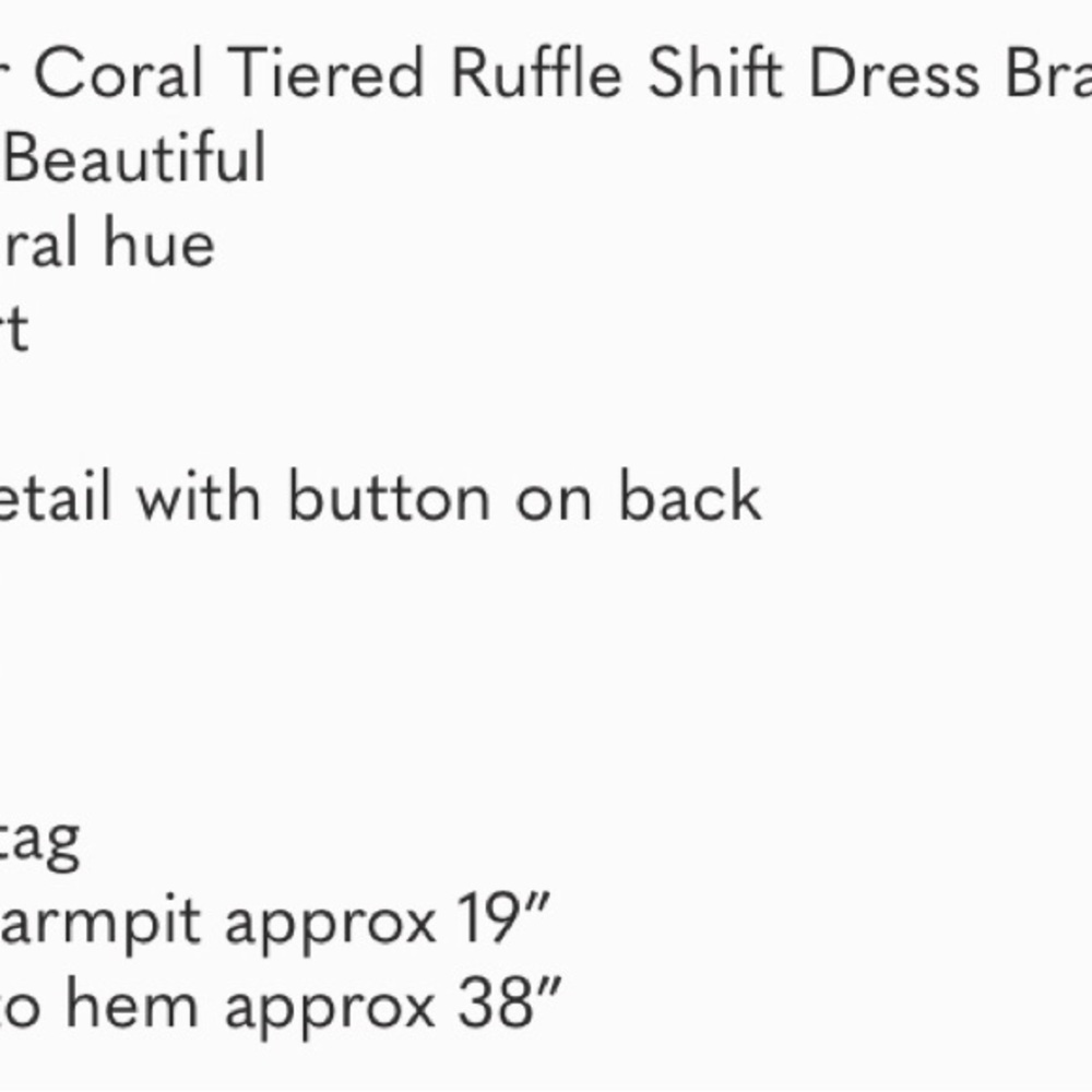 NWT Ann Taylor Ruffle Tiered Shift Dress Size M - Picture 9 of 10